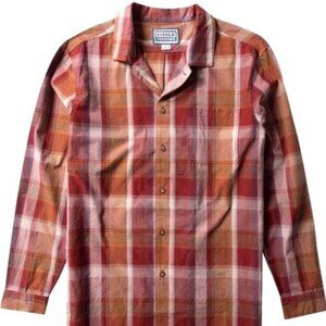 New VISSLA Mens Long Sleeve Shirt Creators Squash Tail Plaid Eco Size Large NWTs
